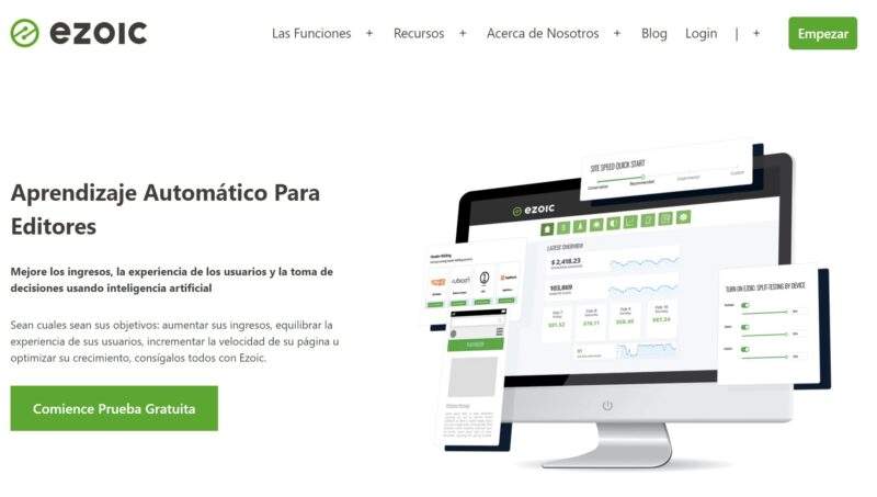 Monetizacion Ezoic plataforma de monetización EZOIC