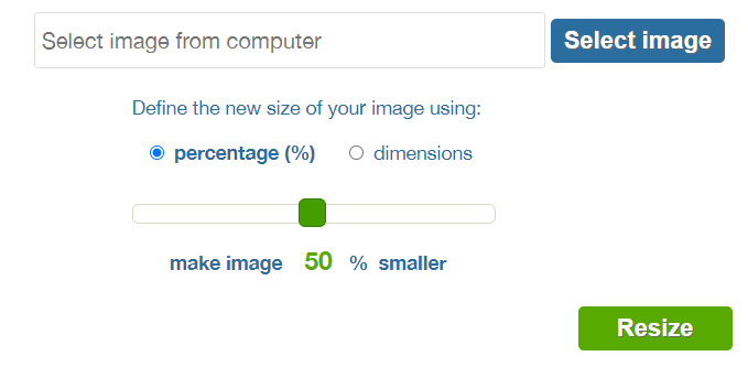 simple image resizer
